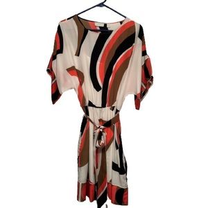 New York & Company Abstract Pattern Dress